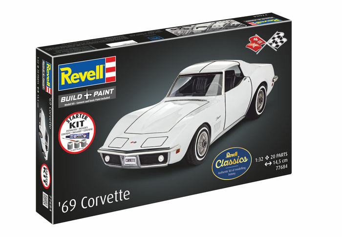 Revell Corvette C3 Plastic Model Starter Kit