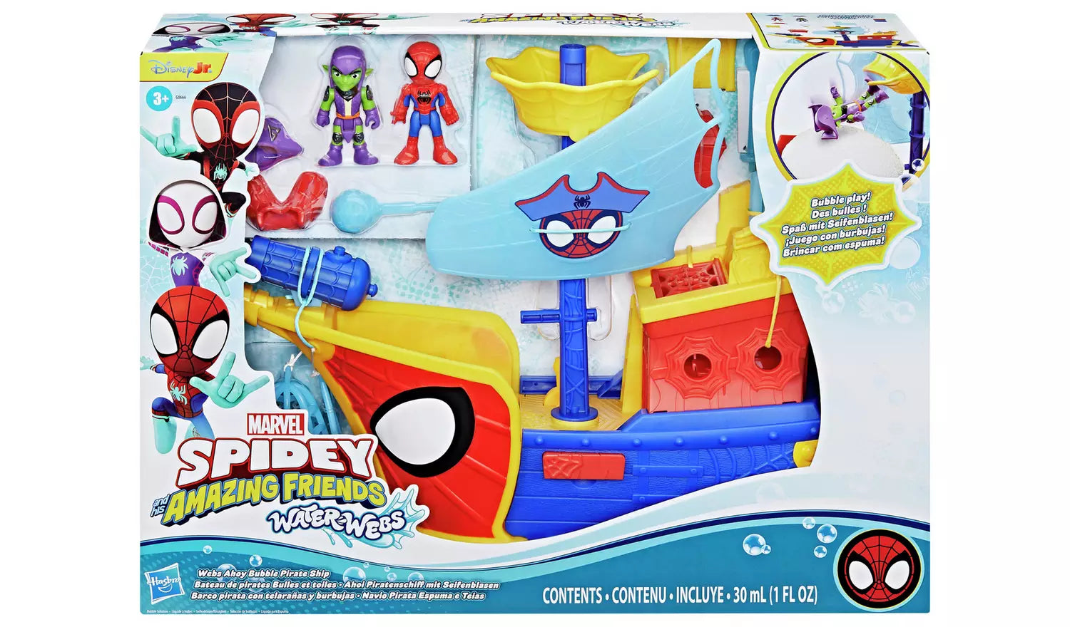 Spidey and his Amazing Friends Webs Ahoy Bubble Ship