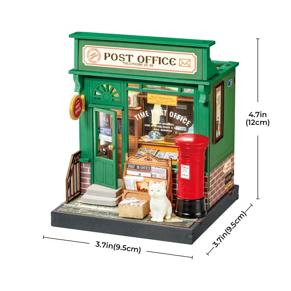 Rolife Century Post Office DIY Miniature House Kit