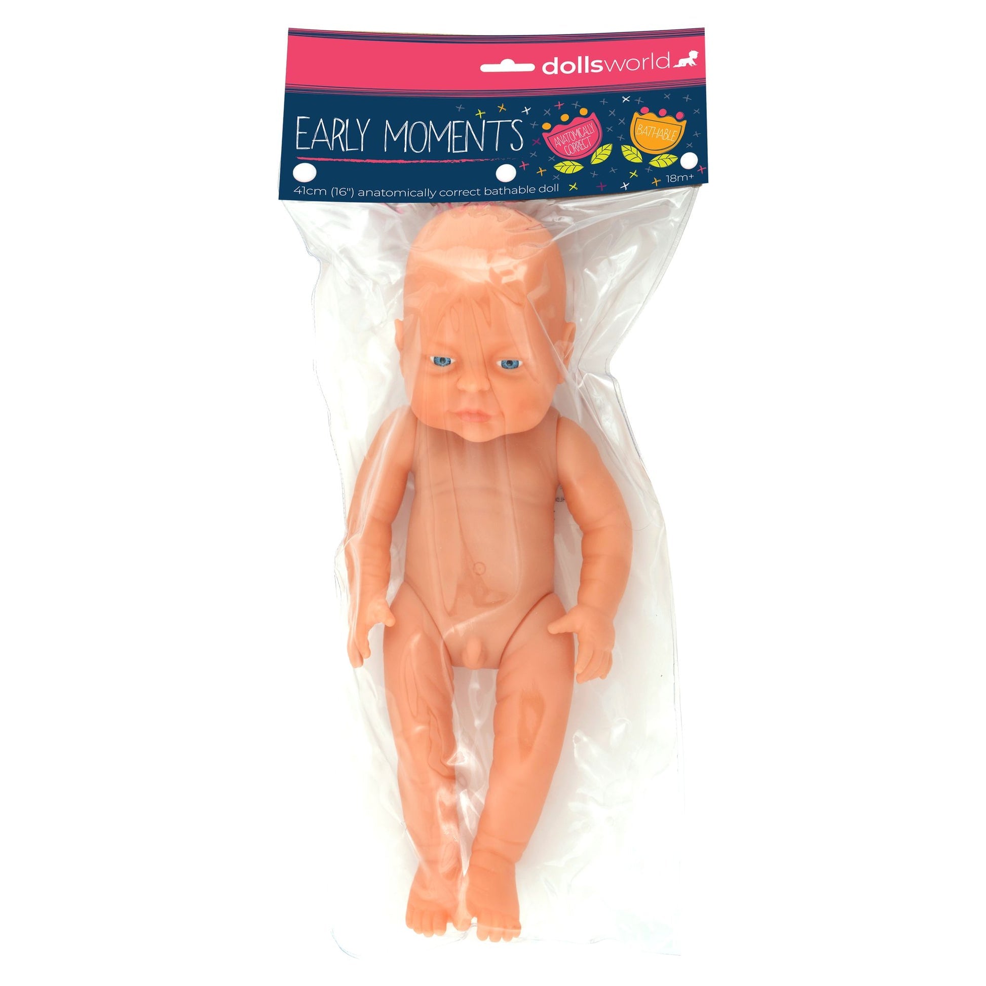 Dolls World Early Moments 41cm Doll - Boy