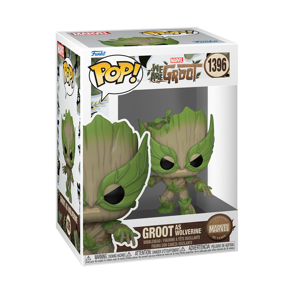 Funko POP! Marvel: We Are Groot - Groot As Wolverine