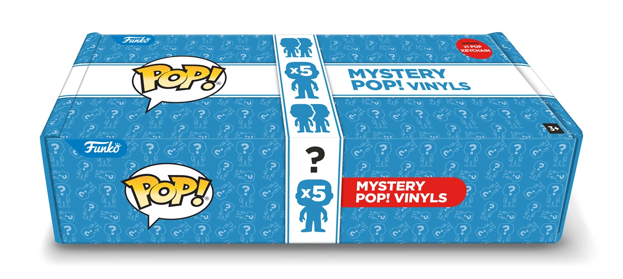 Funko Mystery Box - 5 pack + Keychain