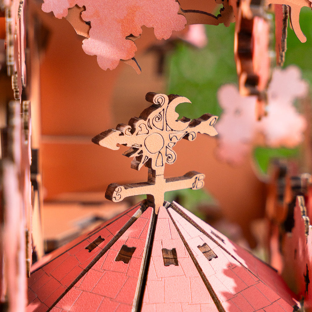 Rolife Sakura Tree House DIY Miniature House Kit