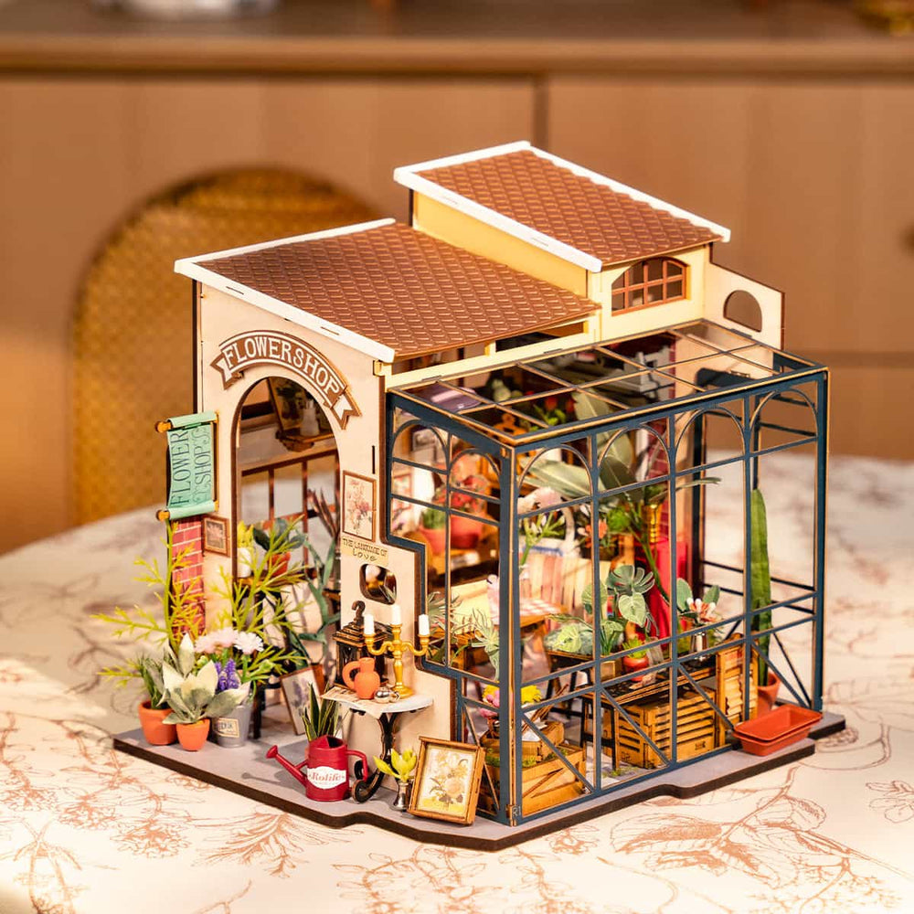 Rolife Emily's Flower Shop DIY Miniature House Kit