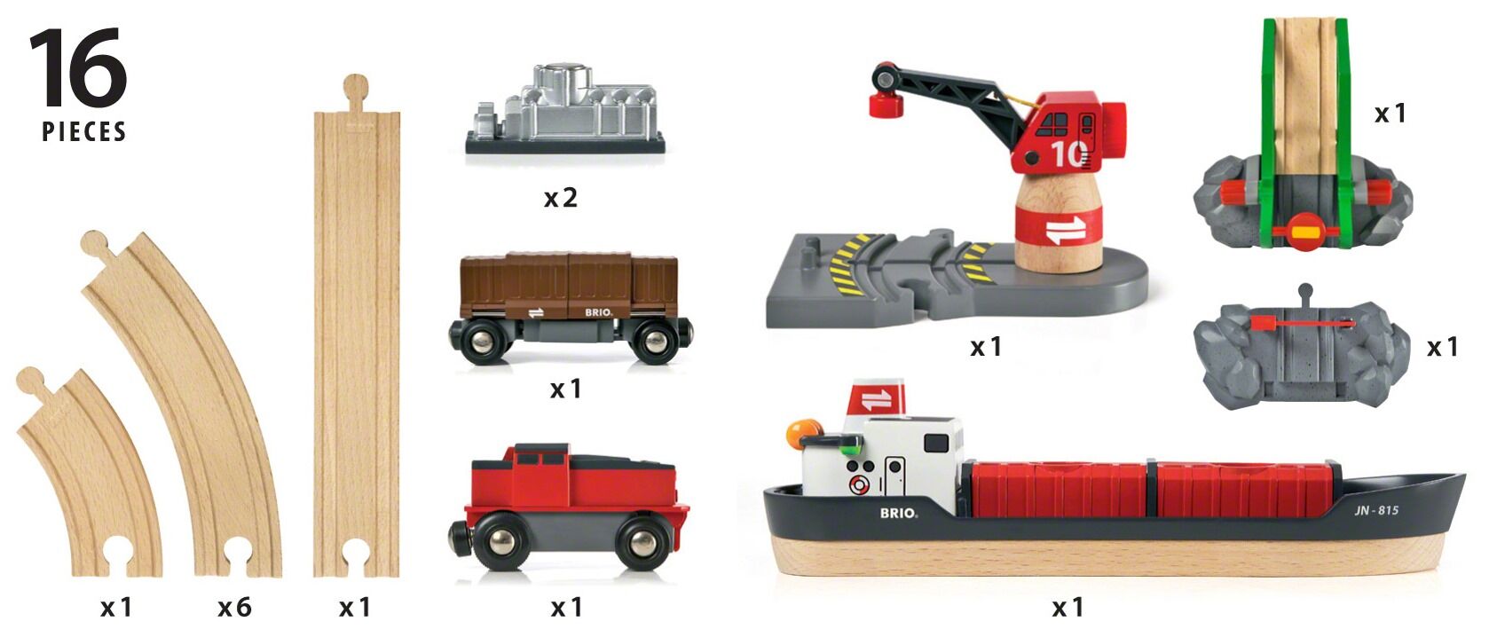 BRIO Cargo Harbour Set