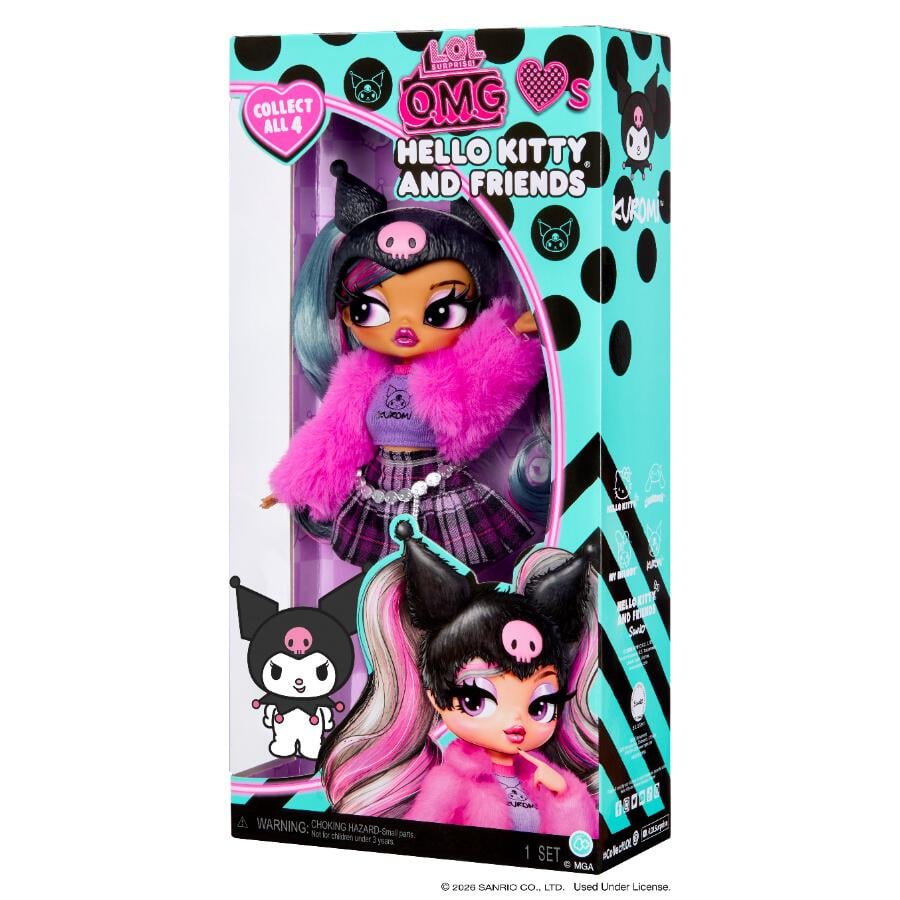 L.O.L. Surprise O.M.G. Loves Hello Kitty & Friends - Kuromi Fashion Doll