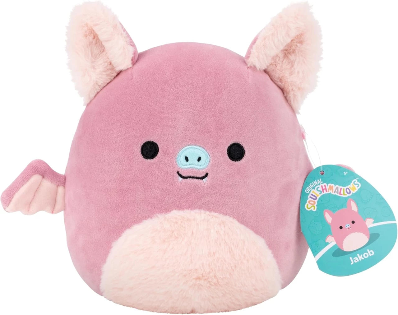 7.5 Squishmallows Jakob - Pink Fruit bat