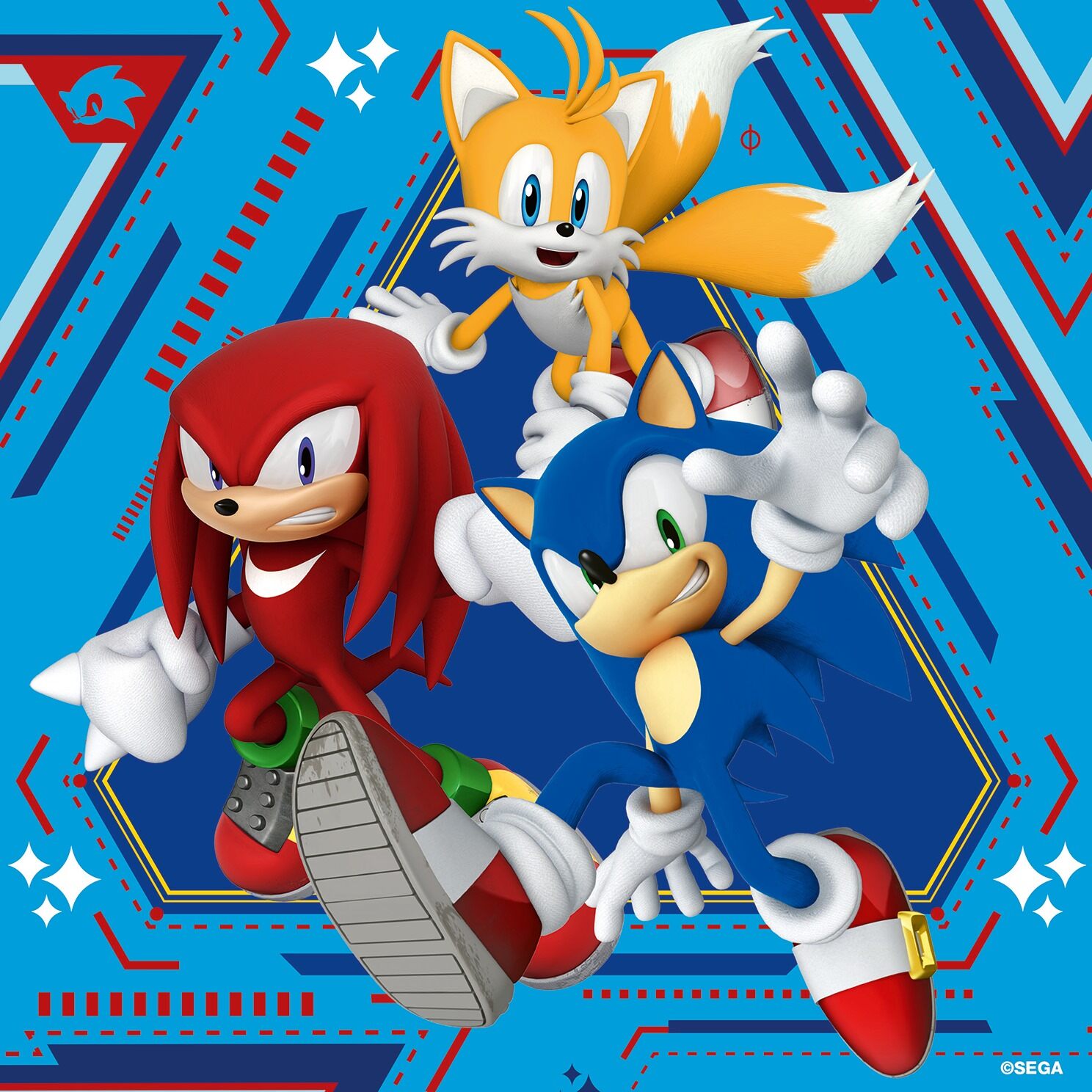 Sonic The Hedgehog, 3x49pc