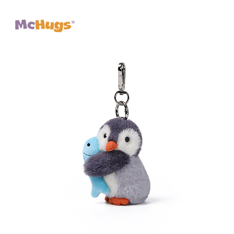 McHugs Fishing Glacier Penguin Plush Bag Charm