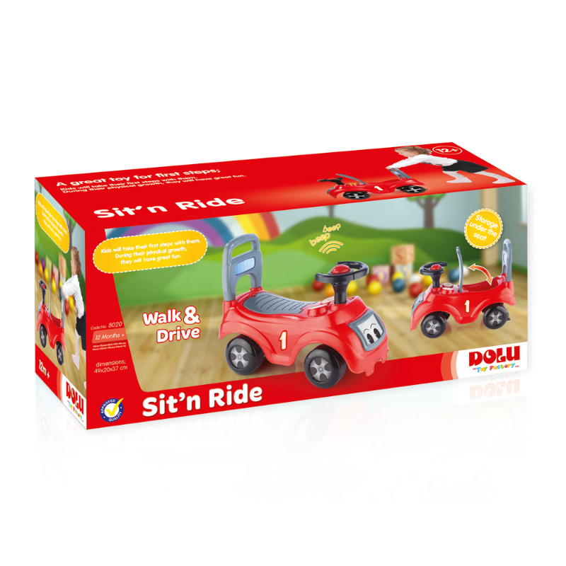 Sit N Ride Red