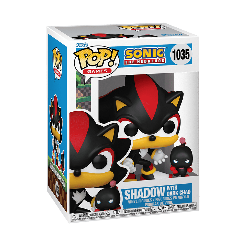 Funko POP! Games: Sonic the Hedgehog - Shadow with Dark Chao