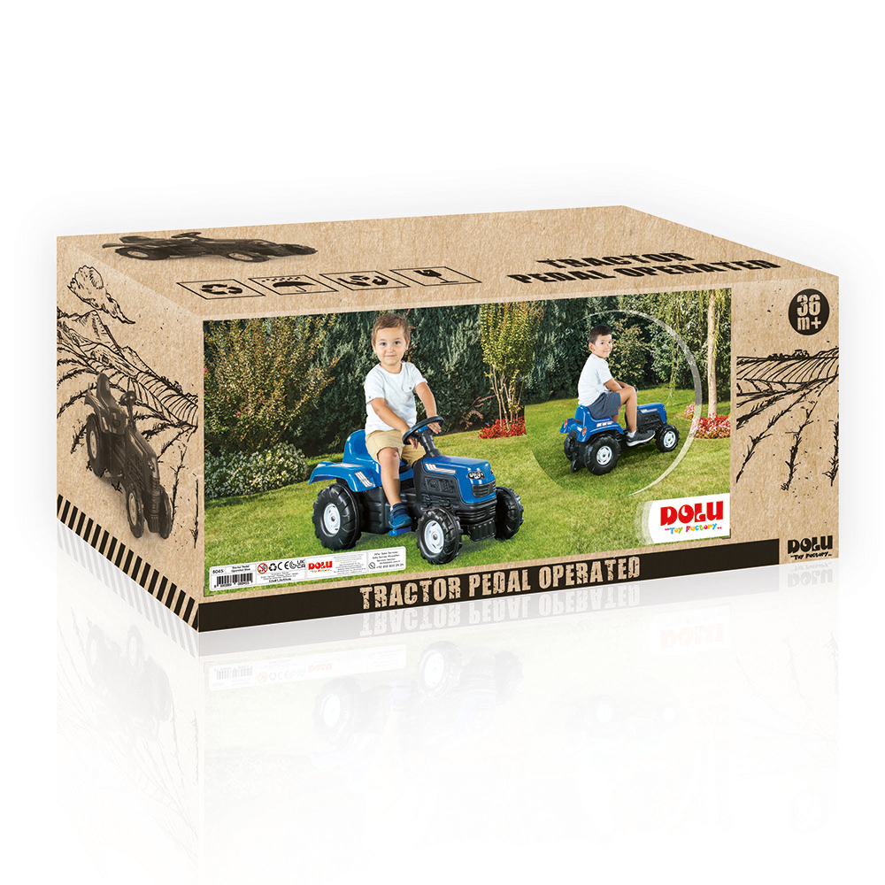 Dolu Ranchero Pedal Tractor Ride-On Blue