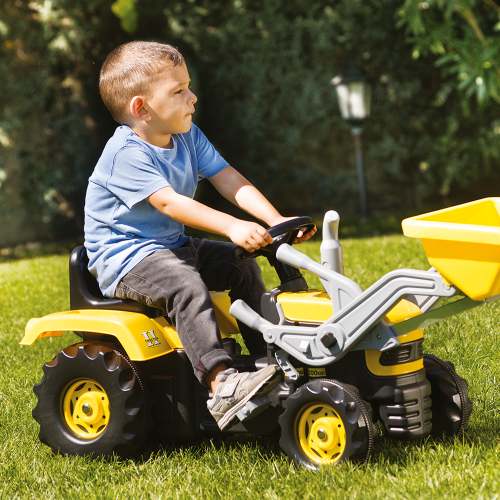 Tractor Pedal Operated With Excavator Yellow