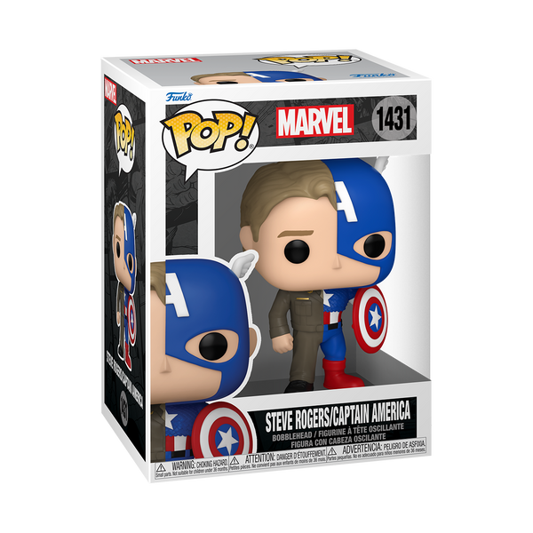 Funko POP! Marvel - Steve Rogers/Captain America (Split)