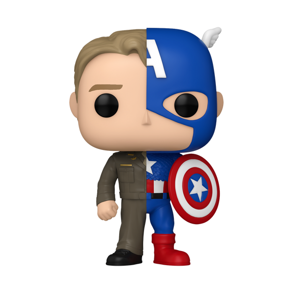 Funko POP! Marvel - Steve Rogers/Captain America (Split)