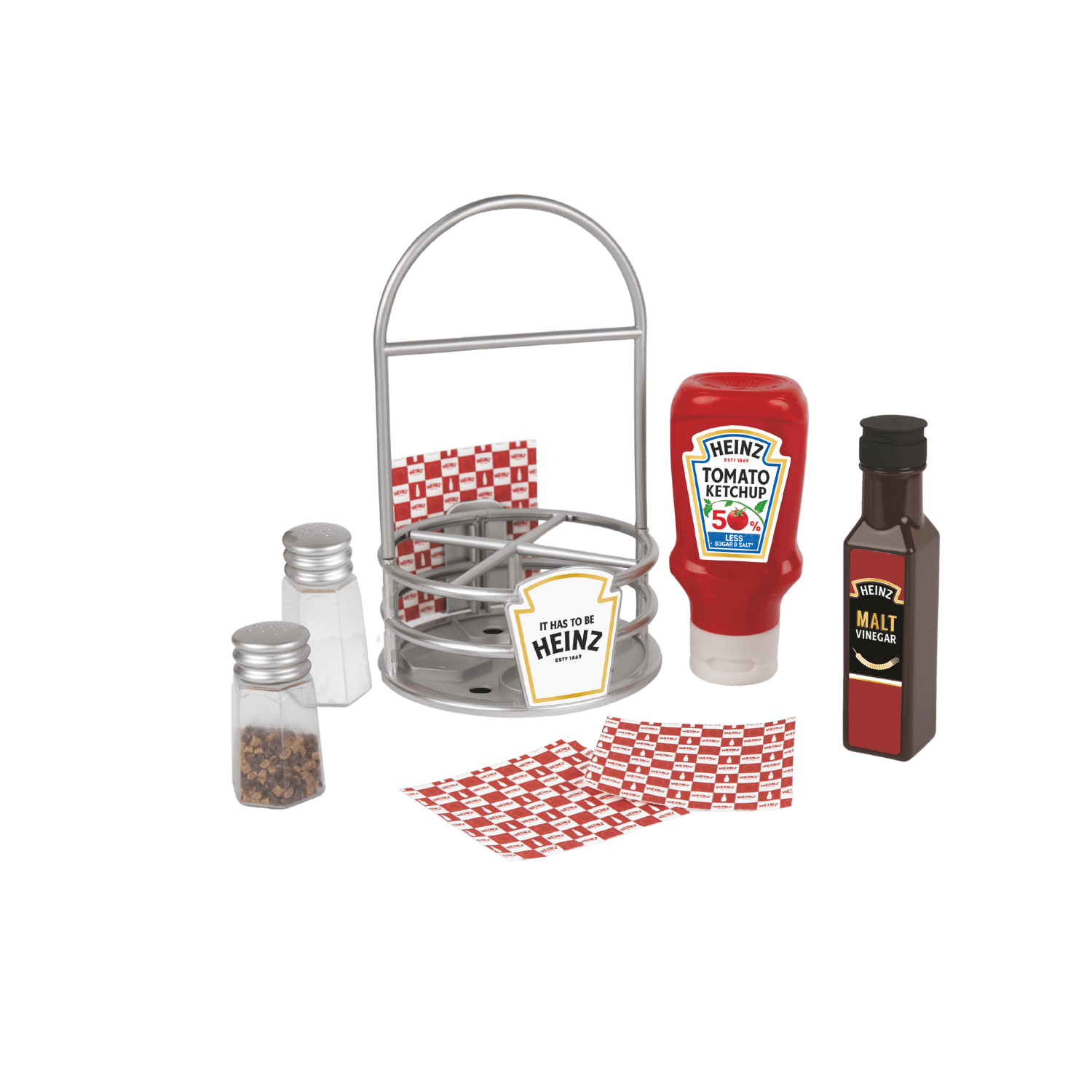 Toy Heinz Caddy Set Kids Pretend Play Food Toy