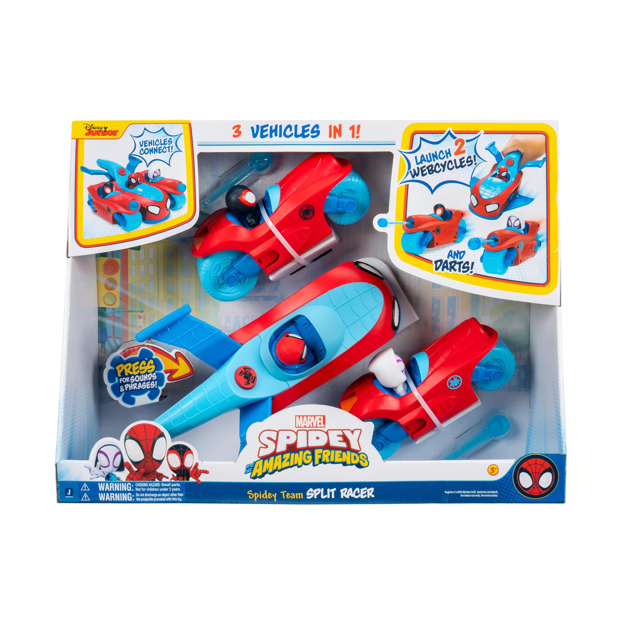 Spidey Deluxe Feature Vehicle Team Split Racer
