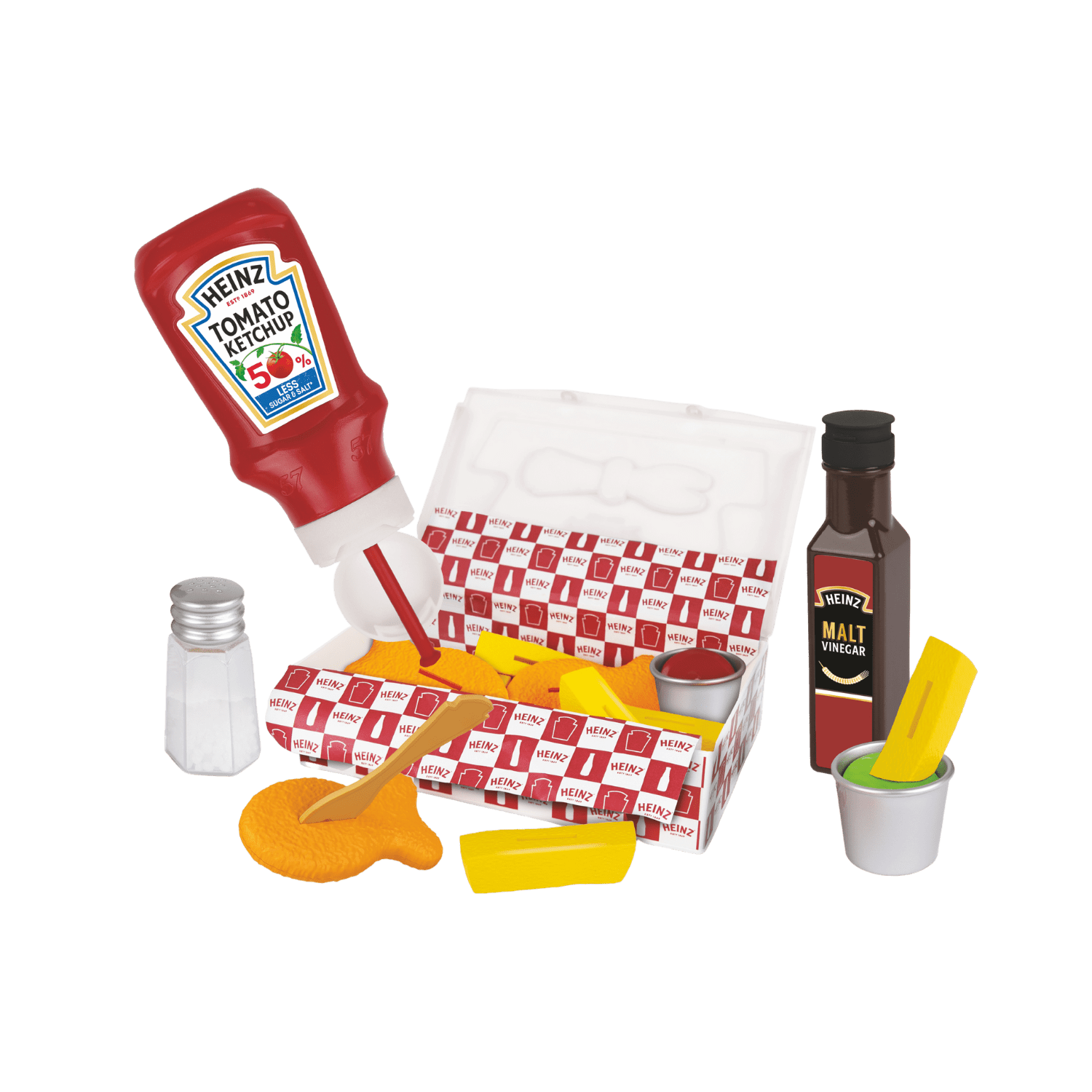 Toy Heinz Fish & Chips Takeaway Set Kids Role Play Toy