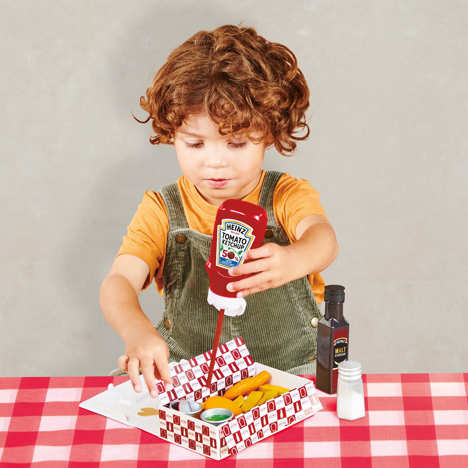 Toy Heinz Fish & Chips Takeaway Set Kids Role Play Toy