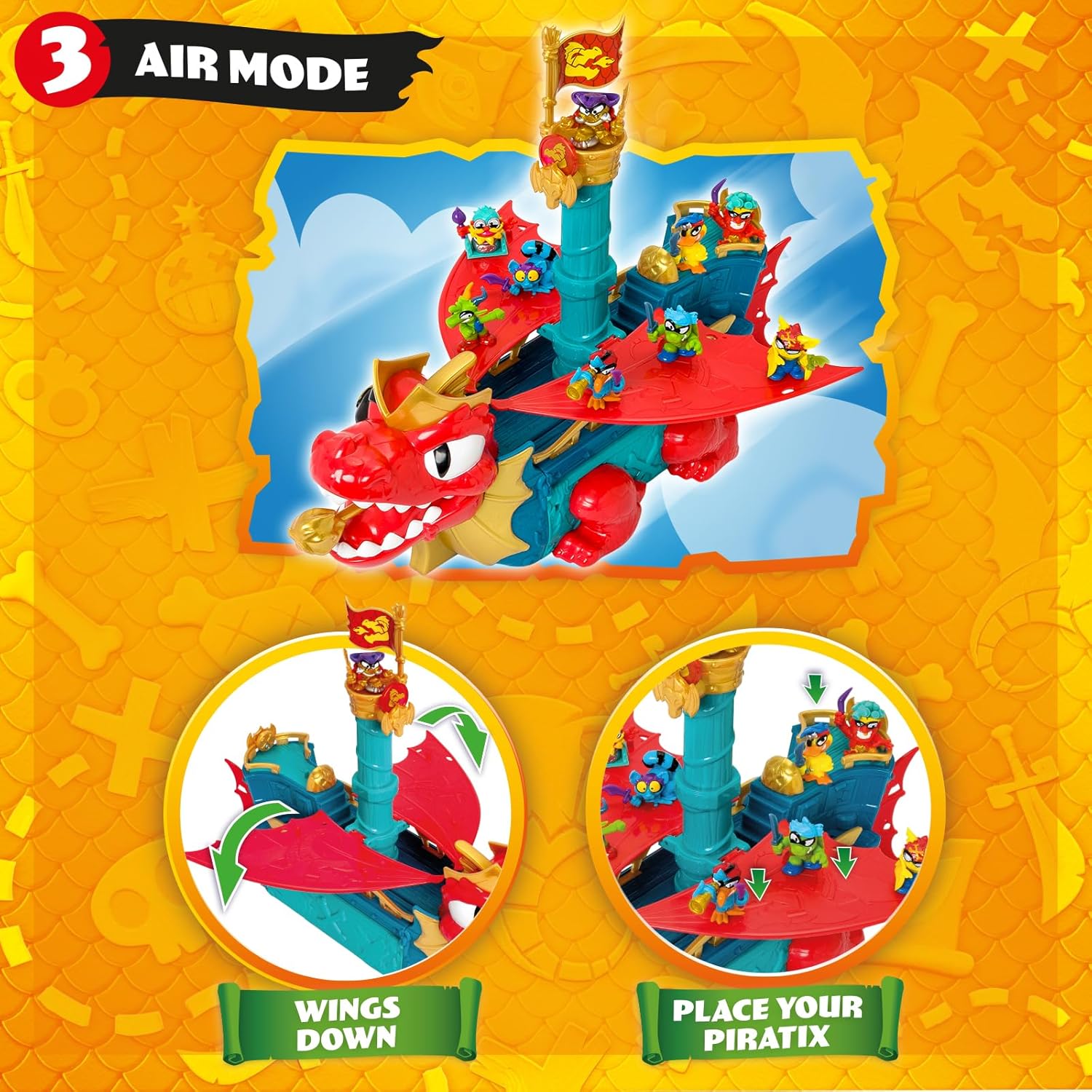 Piratix Dragon Ship 3-in-1 All Terrain Vehicle
