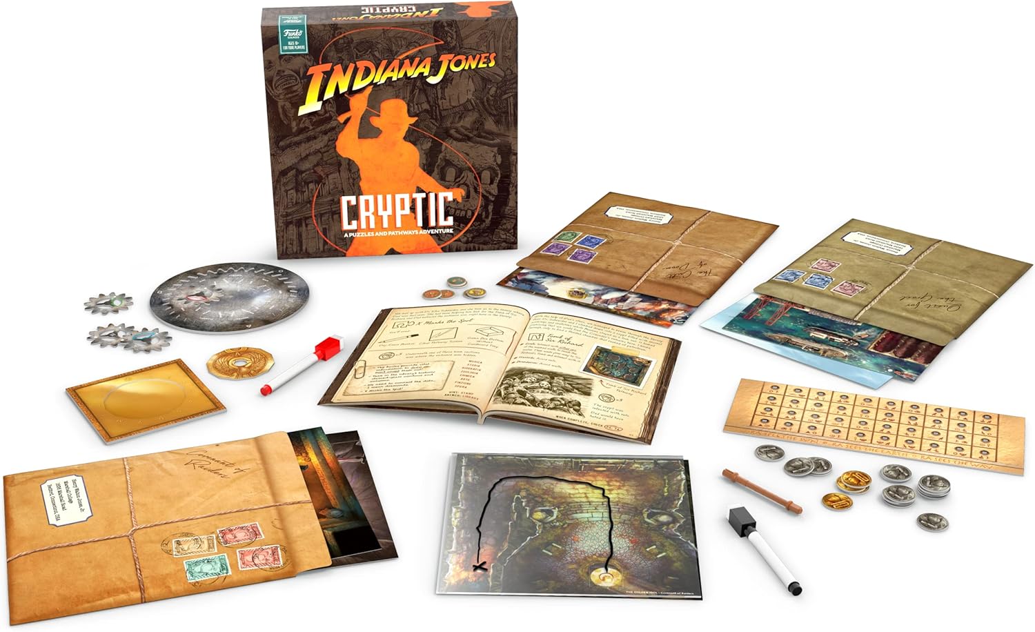 Funko Games: Indiana Jones Cryptic Board Game