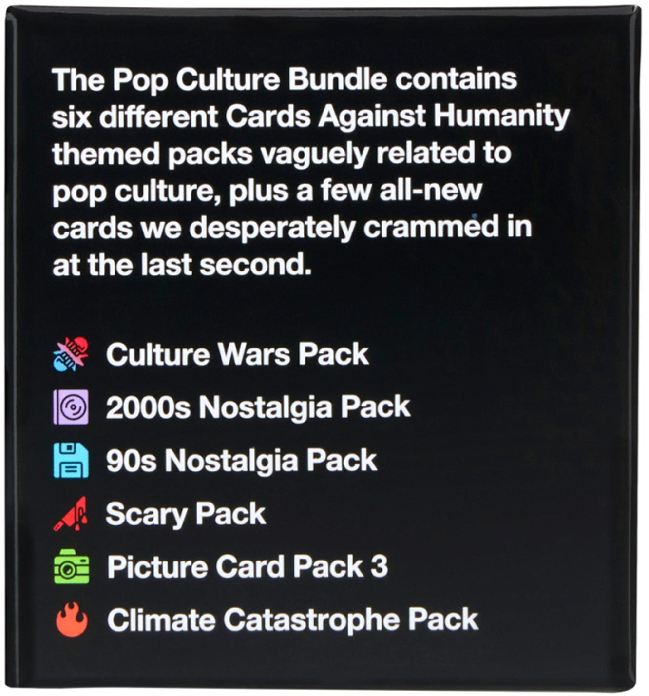 Cards Against Humanity Pop Culture Bundle Expansion