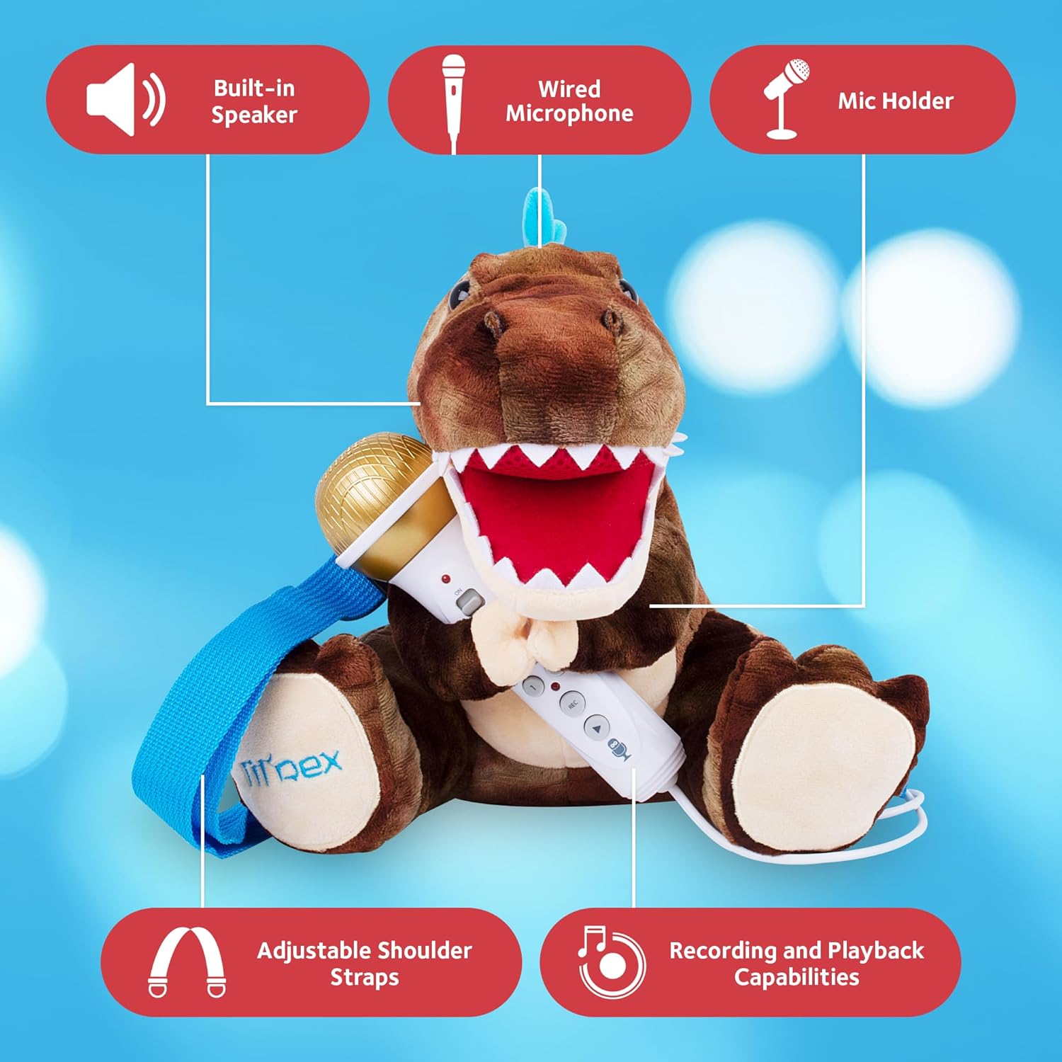 Sing Along Crew Kids Karaoke Musical Plush