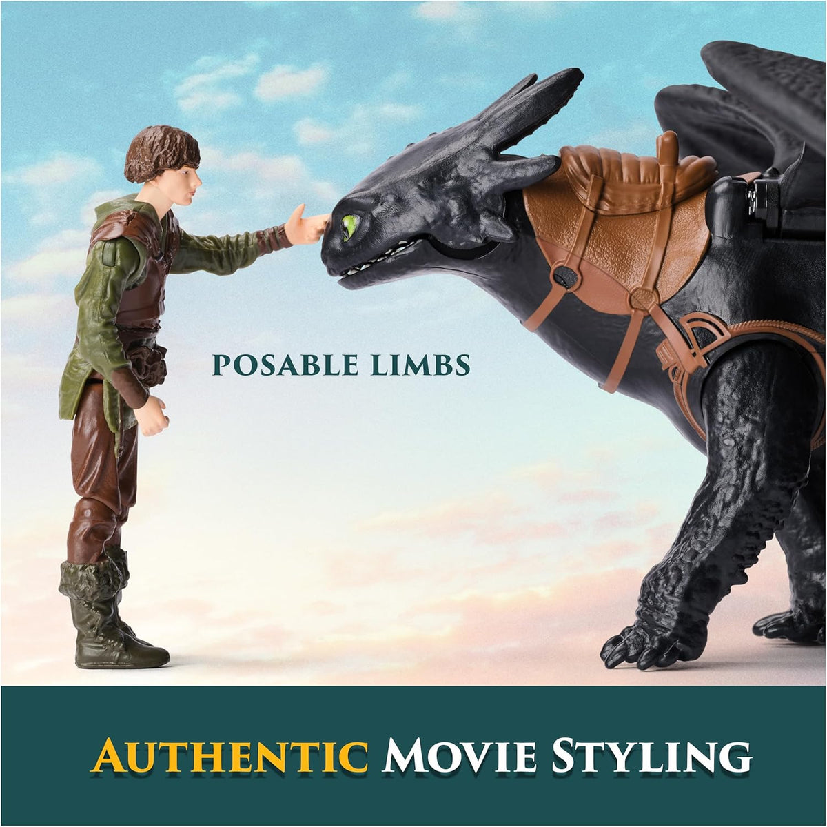 How to Train Your Dragon Toothless & Hiccup Viking Duo Action Figures