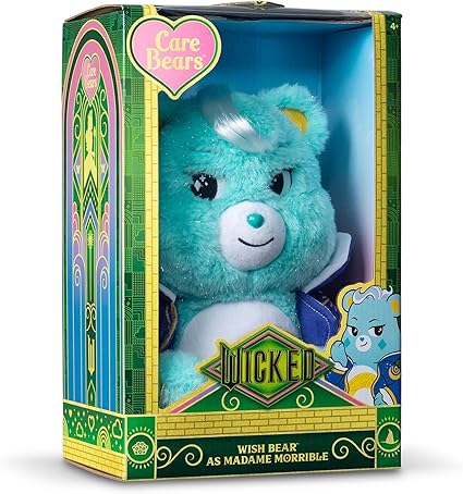 Care Bears x Wicked 30cm Plush - Wish Bear as Madame Morrible