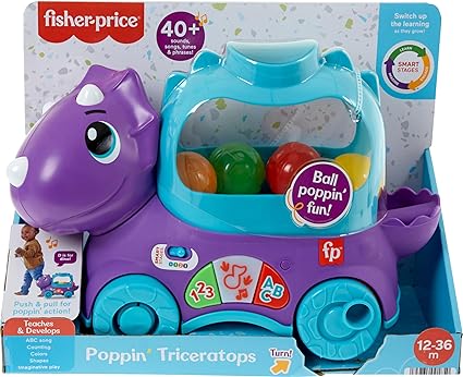 Fisher Price Poppin Triceratops
