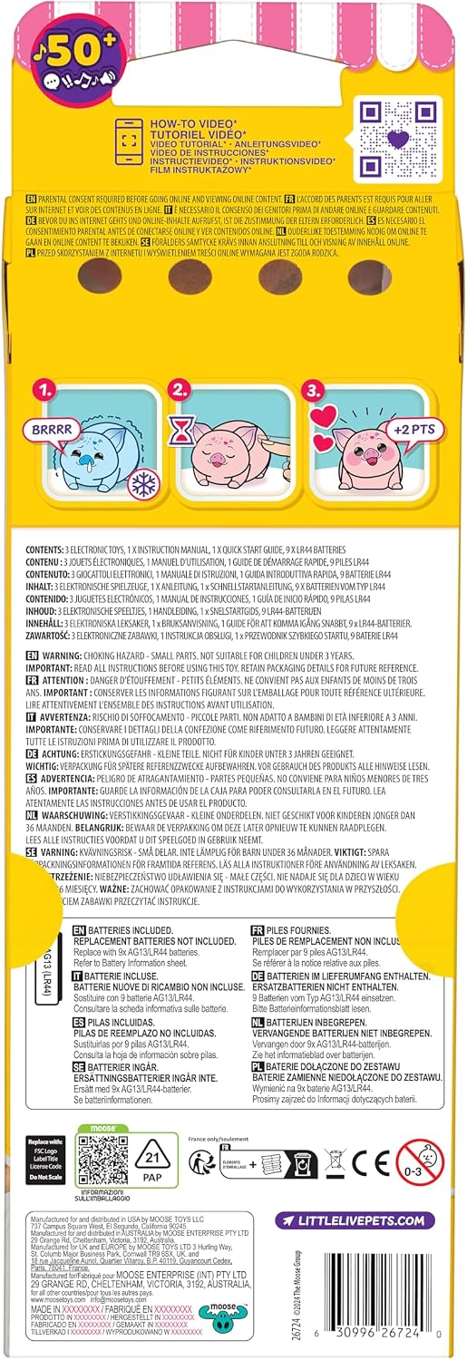Little Live Pets NeeDees 3-Pack