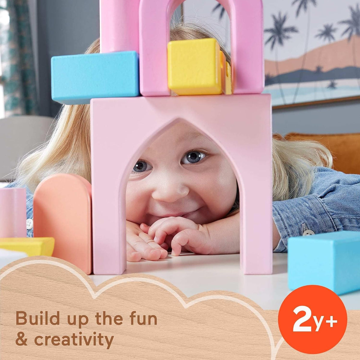 Fisher Price Wooden Castle Block Set