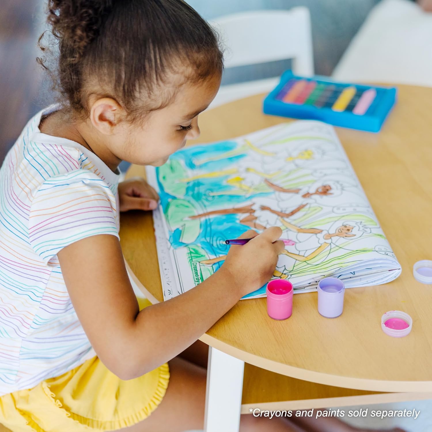 Melissa & Doug Jumbo Colouring Pad pink