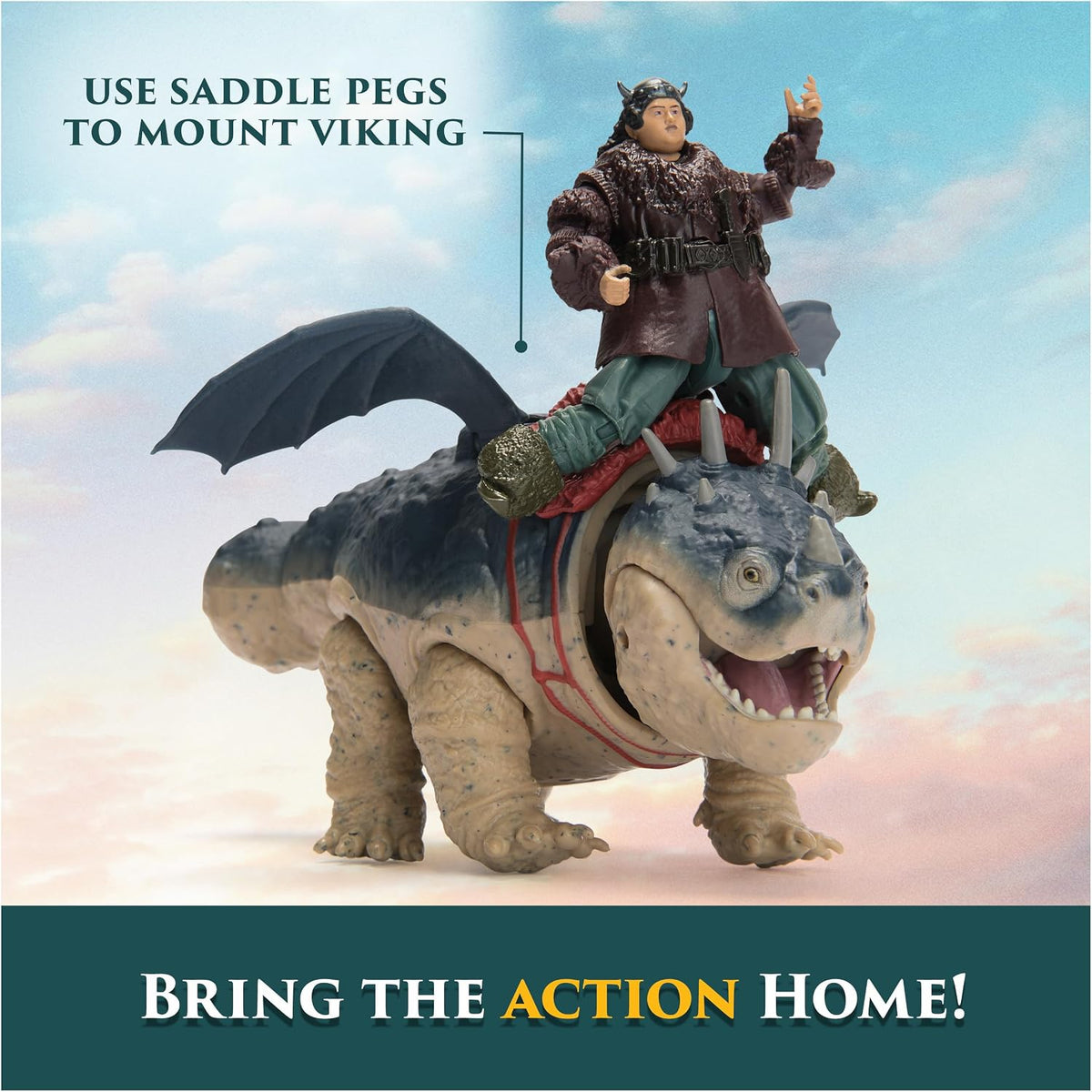 How to Train Your Dragon Groncke & Fishlegs Viking Duo Action Figures