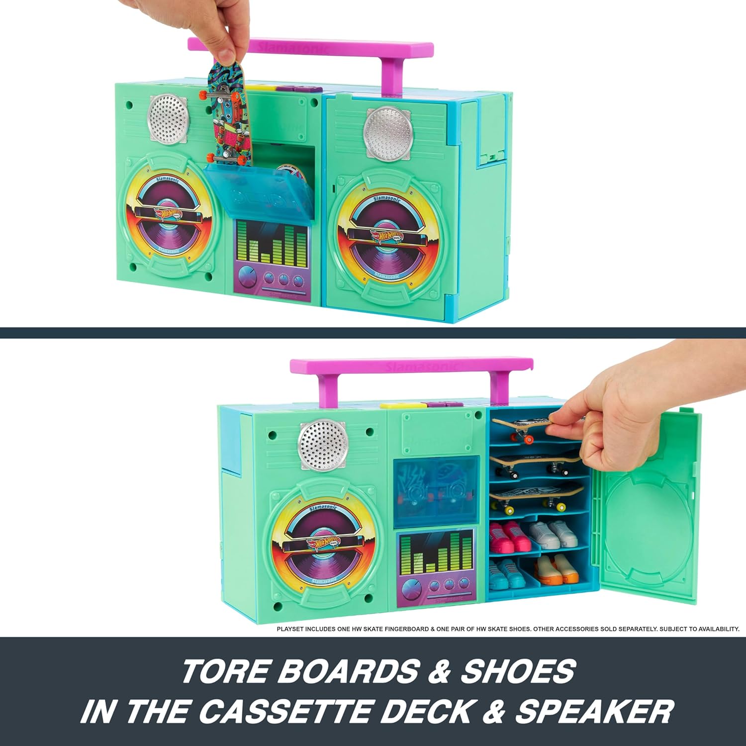 Hot Wheels Skate Boombox Skate Park