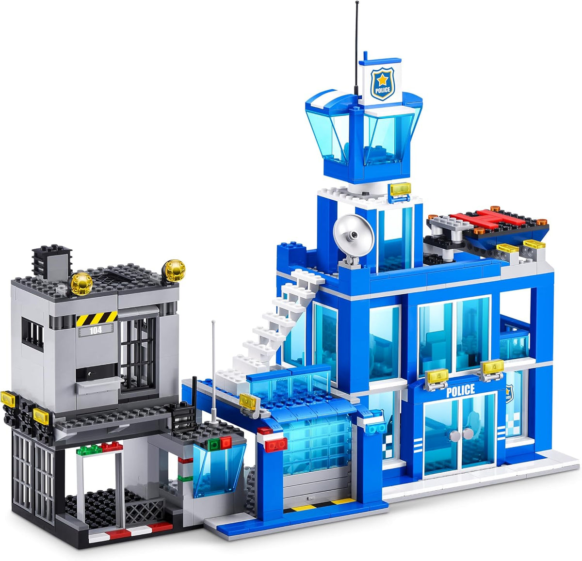 Max City Playset Police Headquarters 889 pcs