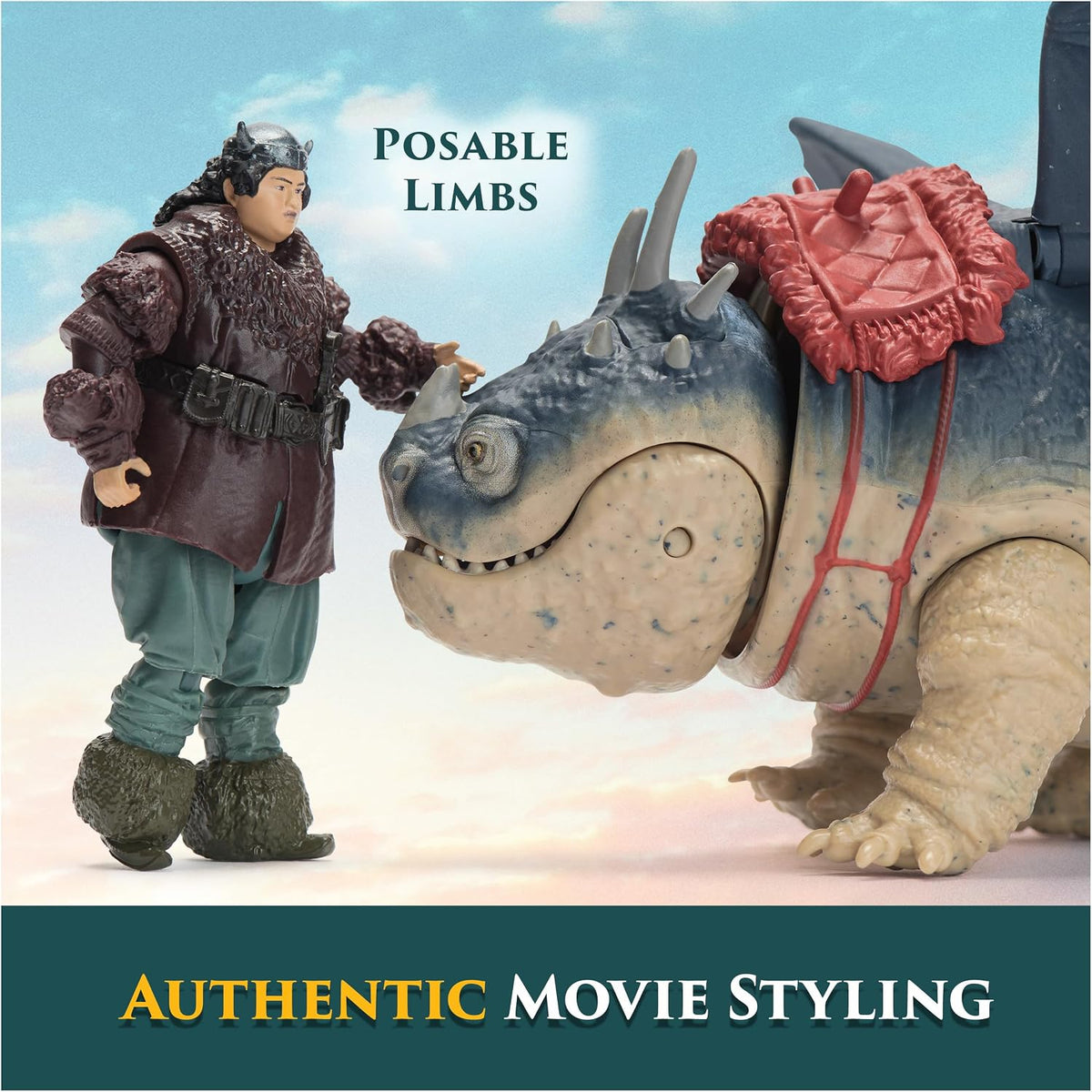 How to Train Your Dragon Groncke & Fishlegs Viking Duo Action Figures