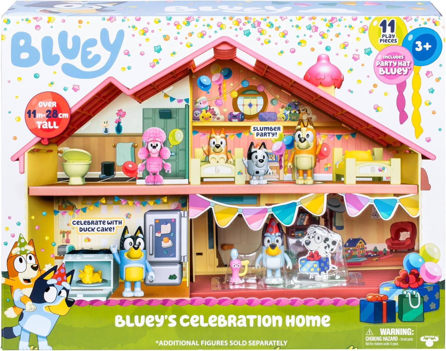 Bluey Series 11 Bluey's Birthday Celebration Home Playset