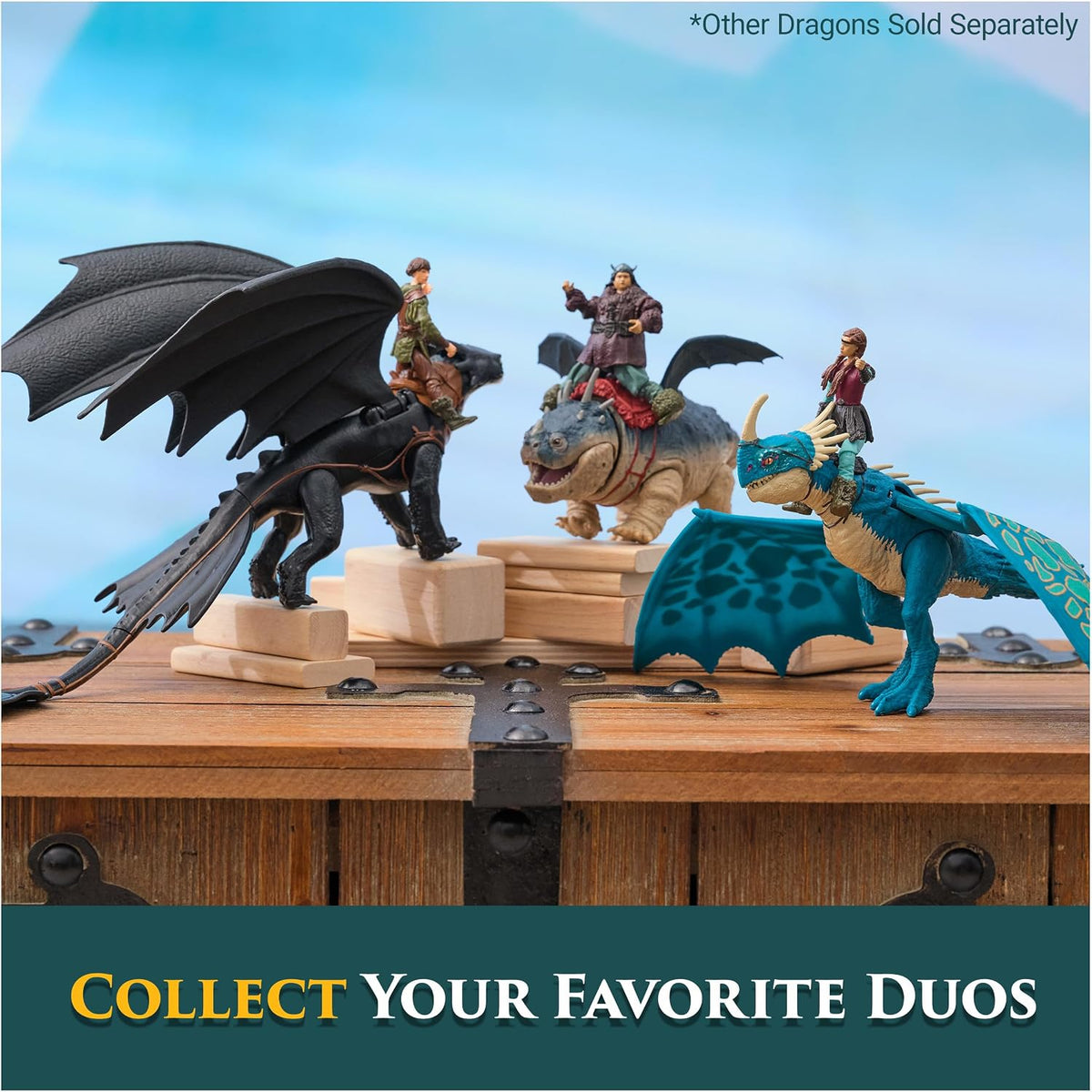 How to Train Your Dragon Groncke & Fishlegs Viking Duo Action Figures