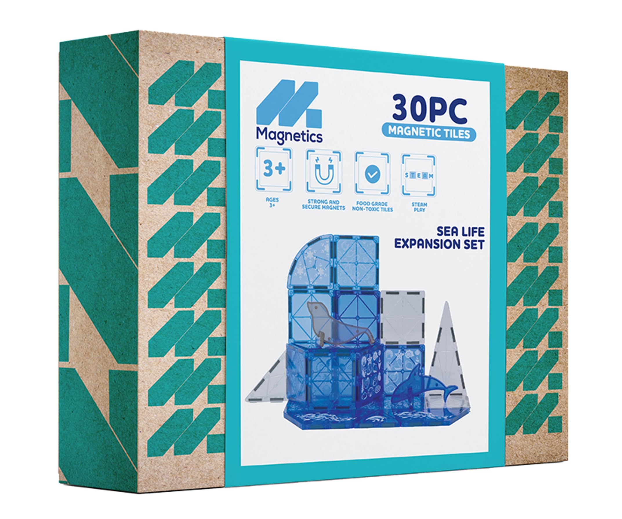 Magnetic tiles Sea Life Set 30 pcs