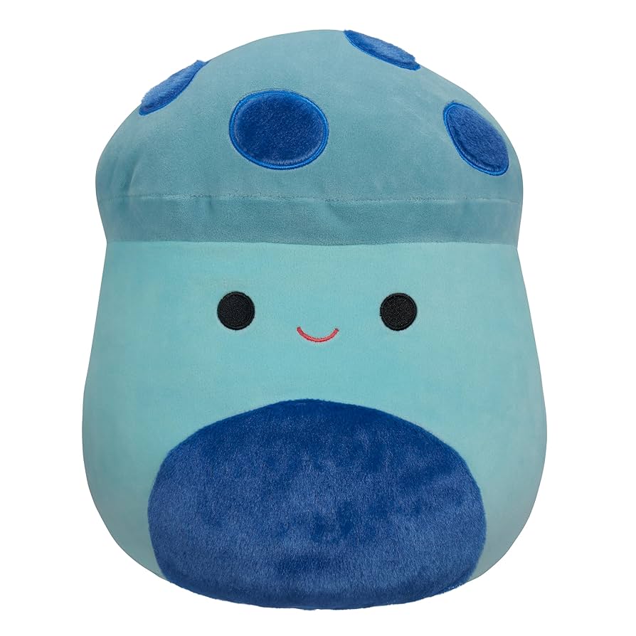 16" Squishmallows Ankur Teal Mushroom