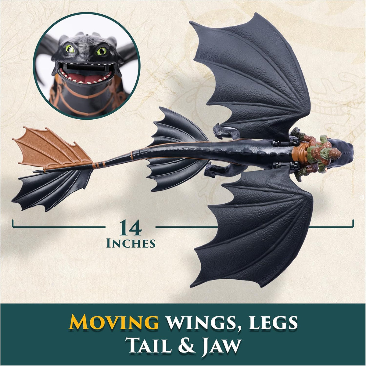 How to Train Your Dragon Toothless & Hiccup Viking Duo Action Figures