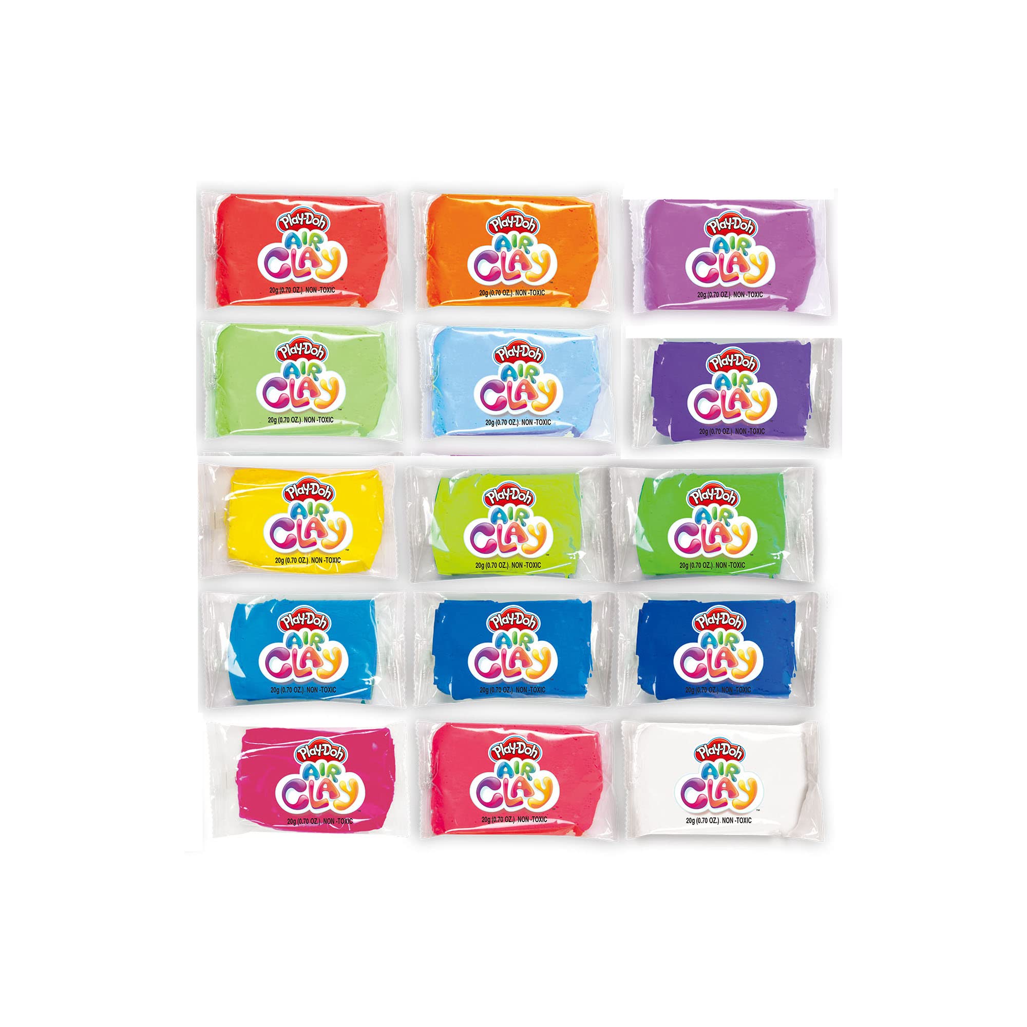 Play Doh Air Clay Rainbow Glitz Bonanza