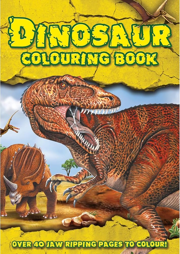 Dinosaur Colouring Book