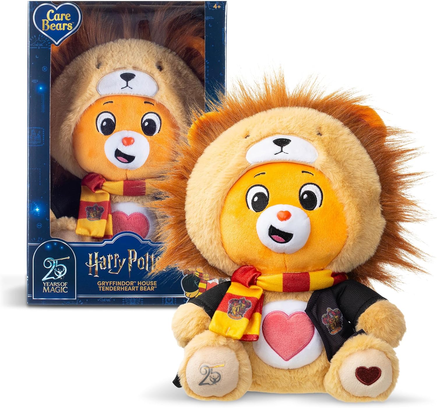 Care Bears x Harry Potter - Tenderheart Bear x Gryffindor 30cm Hoodie Plush