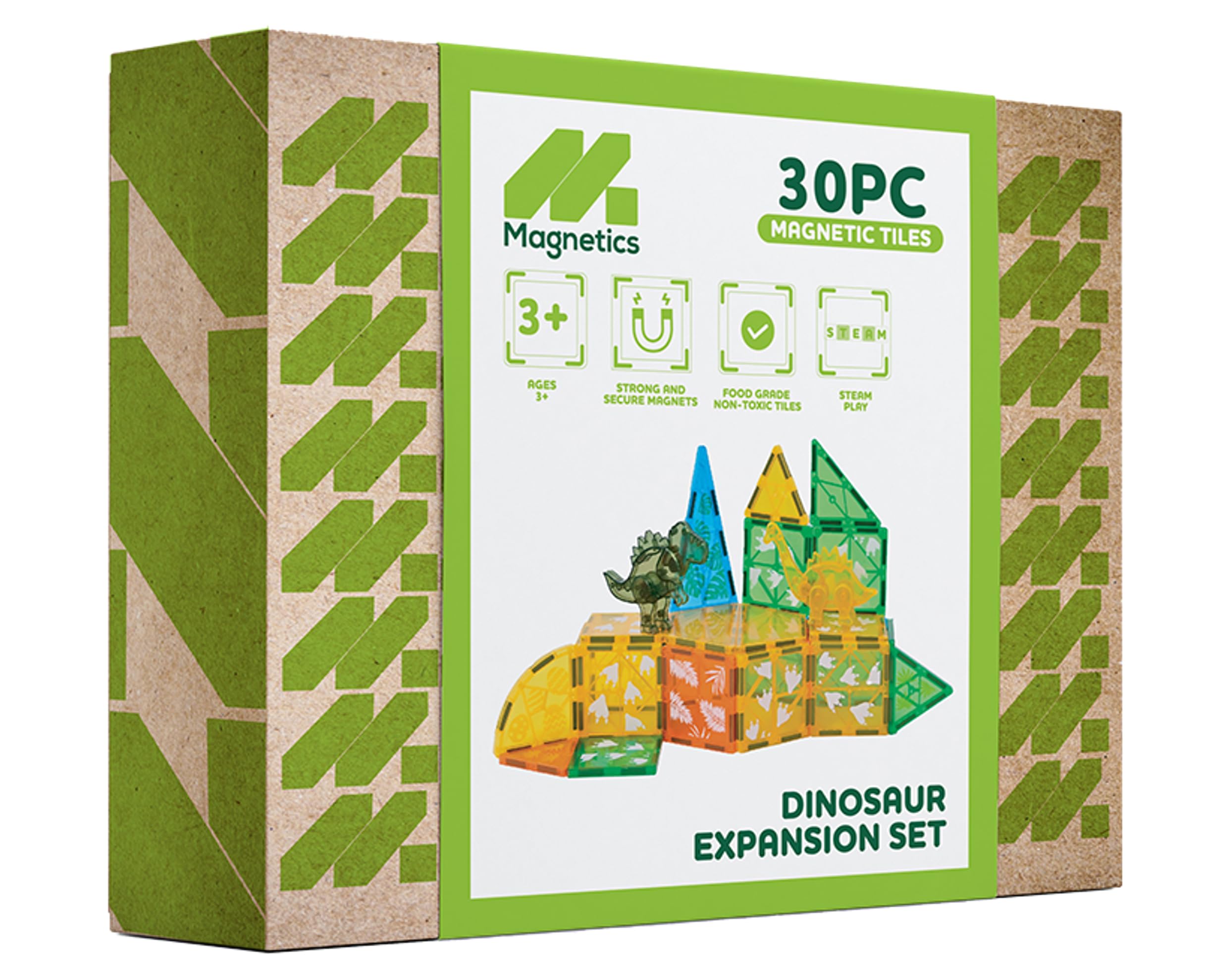 Magnetic Tiles Dino Set 30 Pcs