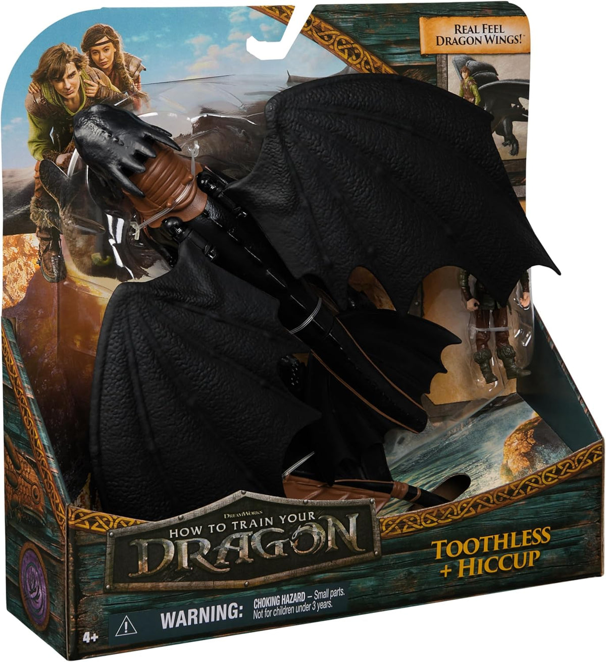 How to Train Your Dragon Toothless & Hiccup Viking Duo Action Figures