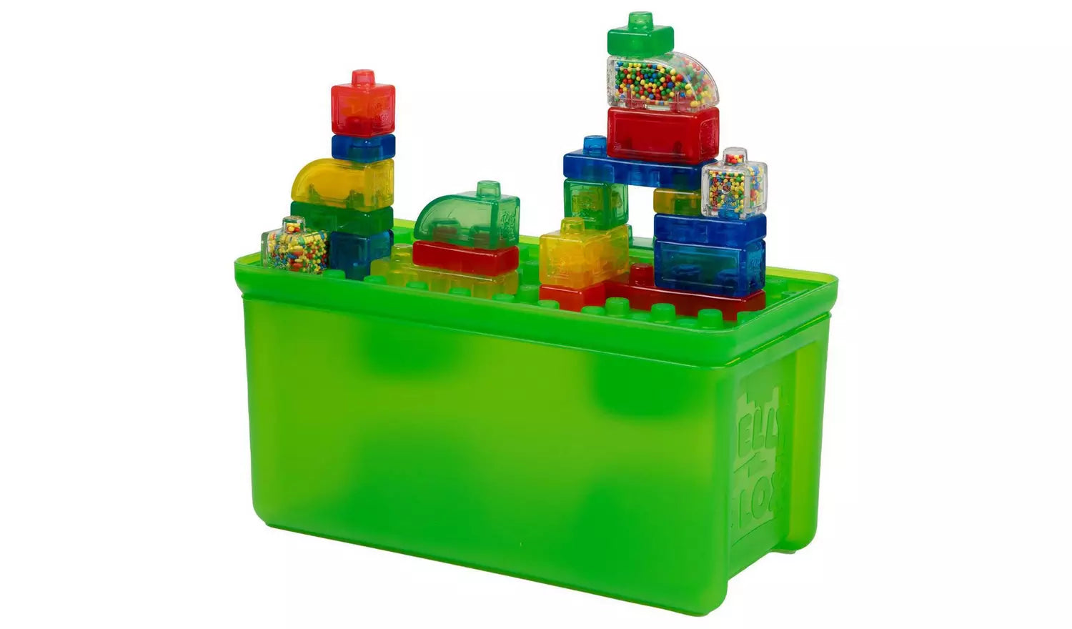 Jelly Blox 24pcs - Stash & Stack 2 in 1 Storage Case
