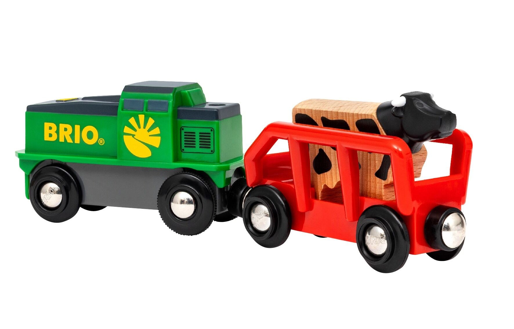 BRIO Farm Battery Train