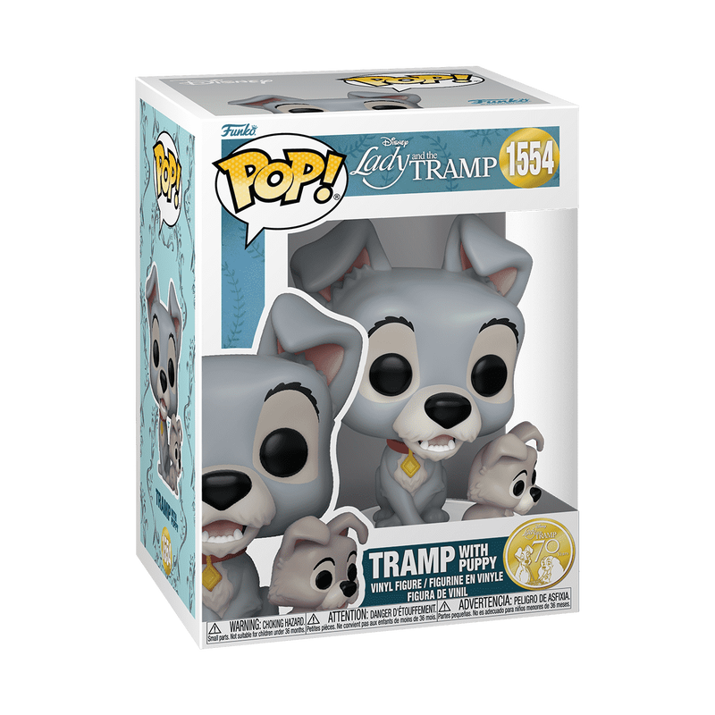 Funko POP! Disney: Lady & The Tramp - Tramp With Puppy